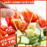 {loại 1} xiên thịt nướng que tre đủ kích thước 15,17,20,25,30cm, bịch 500g que xiên thịt nướng siêu nhọn