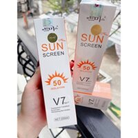(loại 1) Xịt chống lóa trắng sáng da Sun Screen V7 nâng tone chống thấm không bết dính kem chống chói mặt body SPF50+