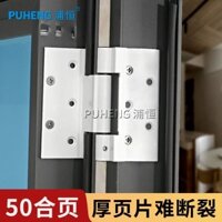 Loại 50 Hợp Kim Nhôm Ngang Cửa Sổ Bản Lề Cách Nhiệt Cầu Vỡ Bản Lề Cửa Sổ Bên Trong Bên Ngoài Cửa Sổ Nhựa Cửa Thép Bản Lề Phong Cách Cũ Phụ Kiện