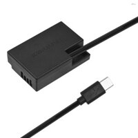 Loại C sang DR-E18 DC Khớp Nối LP-E17 Pin Giả Thay Thế Cho Canon RP EOS 77D 200D 250D 750D 760D 800D 850D Rebel T6S T6i T7i T8i SL2