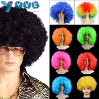 (Loại cao cấp) Tóc Giả Chú Hề Xoăn Lọn Nhiều Màu Hóa Trang Nhân Vật Chú Hề loại dài và đẹp như hình