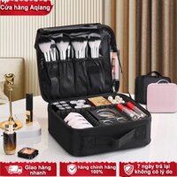 【Loại chắc chắn】Túi đựng mỹ phẩm di động, Cốp makeup cao cấp, không gian đựng đồ rộng rãi, chống thấm nước và chống bụi