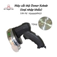 [Loại có dây, có chữ] Máy cắt thịt Doner Kebab chuyên dụng KS-100E , hàng CHÍNH HÃNG tặng kèm 01 lưỡi dao sơ cua