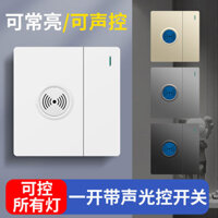 Loại Công Tắc Điều Khiển Âm Thanh Bật Điều Khiển Kép Hướng Dẫn Sử Dụng Điều Khiển Ánh Sáng Âm Thanh Cảm Ứng Hành Lang Nhà Mở Rộng Thông Minh Bảng Điều Khiển