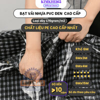 [Loại Dai và Bền] Khổ 6M Bạt Vải Nhựa Ca-rô Che Mưa, Che Nắng Loại 1 Đã Đóng Khoen May Viền Sẵn (Định lượng 150gram/m2)