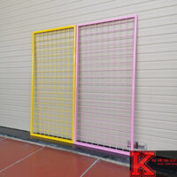 (Loại dày) Khung lưới treo phụ kiện nhiều màu, tấm lưới trang trí (Dài 1m x Rộng 0.5m)