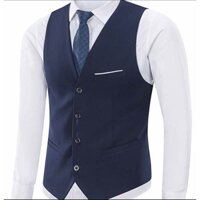 [Loại đẹp - Bảo hành 12 tháng] Áo vest gile nam ghi lê 2 lớp trẻ trung lịch lãm đẳng cấp quý ông dáng Hàn Quốc