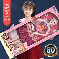 [LOẠI ĐẸP] BÚP BÊ BARBIE - BÚP BÊ ELSA CAO 60CM CÓ KHỚP NỐI ĐỒ CHƠI CHO BÉ GÁI