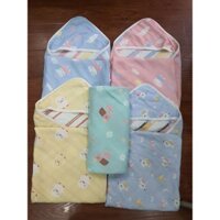 Loại đẹp Choàng Ủ Vuông Xô Màu 6 Lớp Cho Bé - Chăn Ủ Cho Bé mẫu mới về Hot hiện nay