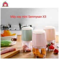 (Loại đẹp)Máy xay  đa năng senmysan X3 dung tích 500ml dao xay thay đổi