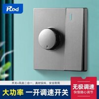 Loại Điều Chỉnh Tốc Độ Quạt Điện Che Khuyết Điểm Với Điều Khiển Kép Công Tắc Điều Khiển Tốc Độ Quạt Trần Không Có Cực Điều Khiển Tốc Độ Công Tắc