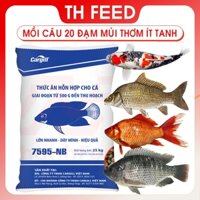 [LOẠI NGON] 5kg Cám mồi câu cá thơm cốt vàng Cargill 7595, ít tanh, đạm 20 đạm, chuyên mồi câu cá chép, trắm, rô phi...