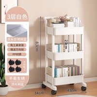 LOẠI TO kệ nhựa đa năng 3 tầng có bánh xe, kệ xe đẩy spa kiểu mới