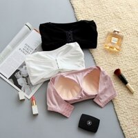 [LOẠI TỐT] - Áo Lót Bra nữ Quây Ngang Không Dây Mút Liền, Có Đệm Nâng Ngực Chống Tuột Tuyệt Đối