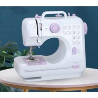 (LOẠI TỐT) Bộ máy may mini gia đình đa chức năng, Máy May Mini Gia Đình Tích Hợp 12 Kiểu May Có đường may Vắt Sổ.