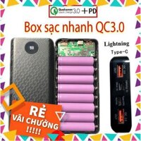 [LOẠI TỐT] Box Sạc Nhanh QC 3.0, Mạch Sạc Dự Phòng, Mạch Sạc Pin (chưa có pin)
