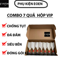 [LOẠI TỐT] COMBO 7 QUẢ ( HỘP VIP ) CẦU ĐÁ TRINH SẮT, ĐÁ PHỦI - LOẠI 1 - ĐẾ CAO SU ÊM