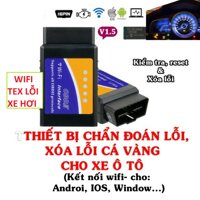 LOẠI TỐT Máy kiểm tra đọc xóa lỗi OBD2 ô tô bản wifi mẫu mới tex nhanh khắc phục báo lôi trên ô tô - Bản kết nối wifi