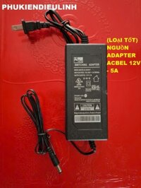 (LOẠI TỐT) Nguồn Adapter  AcBel 12V - 5A