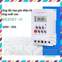 [LOẠI TỐT]Công tắc hẹn giờ 17 chương trình 1 ngày KG316T-II (Bản có Khóa Phím) công tắc điện thông minh, ổ cắm hẹn giờ