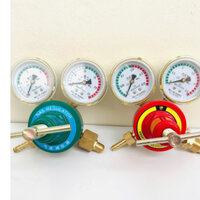 [Loại Tốt]Đồng hồ oxy gas bằng đồng chịu áp cao, Van điều áp khí oxy gas dùng cho hàn cắt gió đá