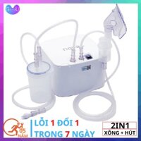 [LOẠI TỐT]Máy Xông Hút Mũi 2 Trong 1 NOVA AIR Cải Tiến Cốc Hút Dịch Mũi, Máy Xông Khí Dung Và Hút Dịch Mũi Cho Bé