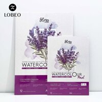 [LOBEO]  Giấy vẽ màu nước Arto vân sần 200gsm 12 tờ