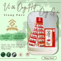 Lốc 06 Ống Hít Thông Mũi 2 Đầu Siang Pure Inhaler Formula II Thái Lan [2ml×6]