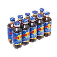 Lốc 10 chai Bò Húc Thái Lan Redbull Chai Thủy Tinh - Chai 150 ml