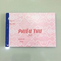 LỐC 10 CUỐN PHIẾU THU 3 LIÊN(MẪU NGẪU NHIÊN)