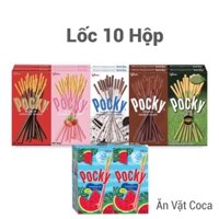 LỐC 10 HỘP BÁNH QUE POCKY ĐỦ VỊ