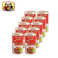 LỐC 10 HỘP CÁ MÒI XỐT CÀ 3 CÔ GÁI FISH SARDINES IN TOMATO SAUCE THREE LADY COOKS 155 GRAM