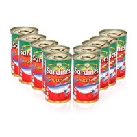 Lốc 10 Lon Cá Hộp Sốt Cà SARDINES SAILER WHEEL 155G