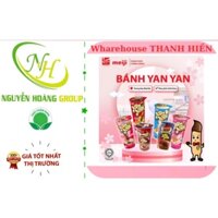 LỐC 10 LY - Bánh Que Chấm Kem Yan Yan Meiji Vị Coca & Hạt phỉ 44g