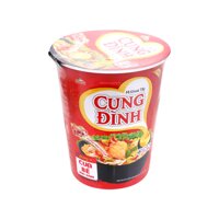 Lốc 10 ly Mì khoai tây Cung Đình hương vị cua bể rau răm ly 65g