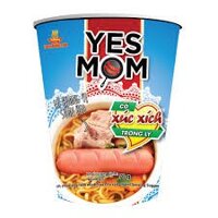 Lốc 10 ly Mì Ly Xúc xích Yes Mom Sườn Heo