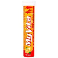 lốc 10 tuyp Viên sủi MyVita Multi SPM vị cam bổ sung Vitamin và khoáng chất (200 viên)