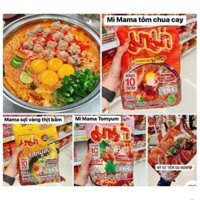 [LỐC 10GÓI] MÌ GÓI MAMA TOMYUM CHUA CAY, VỊT TIỀM WAIWAI THÁI LAN