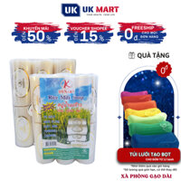 Lốc 12 Bánh Xà Phòng Cám Gạo Thái Lan DYNARY, Xà Phòng Sữa Gạo Bánh Dài Trắng Da 100gr