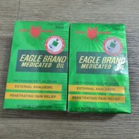 [Lốc 12 Chai 24ML ,36ML] Dầu Gió Xanh EAGLE BRAND MEDICATED OIL - Bản Chính Hãng Mỹ