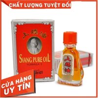 (Lốc 12 Chai) Dầu Ông Già Siang Pure 3cc Vàng Chính Hãng Thái Lan