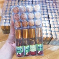 Lốc 12 chai dầu thái lăn nhân sâm thái lan Ginseng Green Herb Oil 8ml