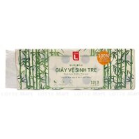 Lốc 12 Cuộn Giấy Vệ sinh Tre Choice L 3 Lớp