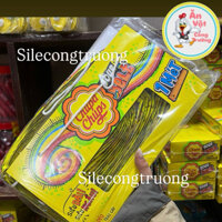 Lốc 12 dây kẹo dẻo chupa chups 1 mét cầu vồng hương trái cây, kẹo dẻo chups cầu vồng 1 mét hương trái cây chua ngọt