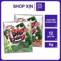 [LỐC 12 GÓI 6G] Snack Rong Biển Taokaenoi BIG BANG 6G Nhiều Vị Lựa Chọn Ăn Vặt Nhập Khẩu Thái Lan Chính Hãng