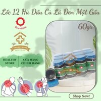 Lốc 12 Hủ Dầu Cù Là Đen Mật Gấu Hiệu Mặt Trời Đỏ Thái Lan [60g x12]