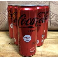 Lốc 12 lon Coca Cola Zero Sugar 330ml - Singapore