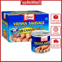 [LỐC 18 HỘP] Xúc xích Libbys Vienna Sausage của Mỹ - Date 7/2025