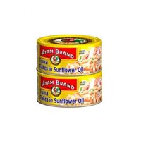 Lốc 2 Hộp Cá ngừ khúc ngâm dầu hướng dương Ayam Brand 150g