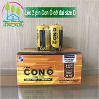 Lốc 2 pin Con Ó cỡ đại size D